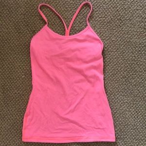 Lulu lemon power Y tank top! Built in bra
